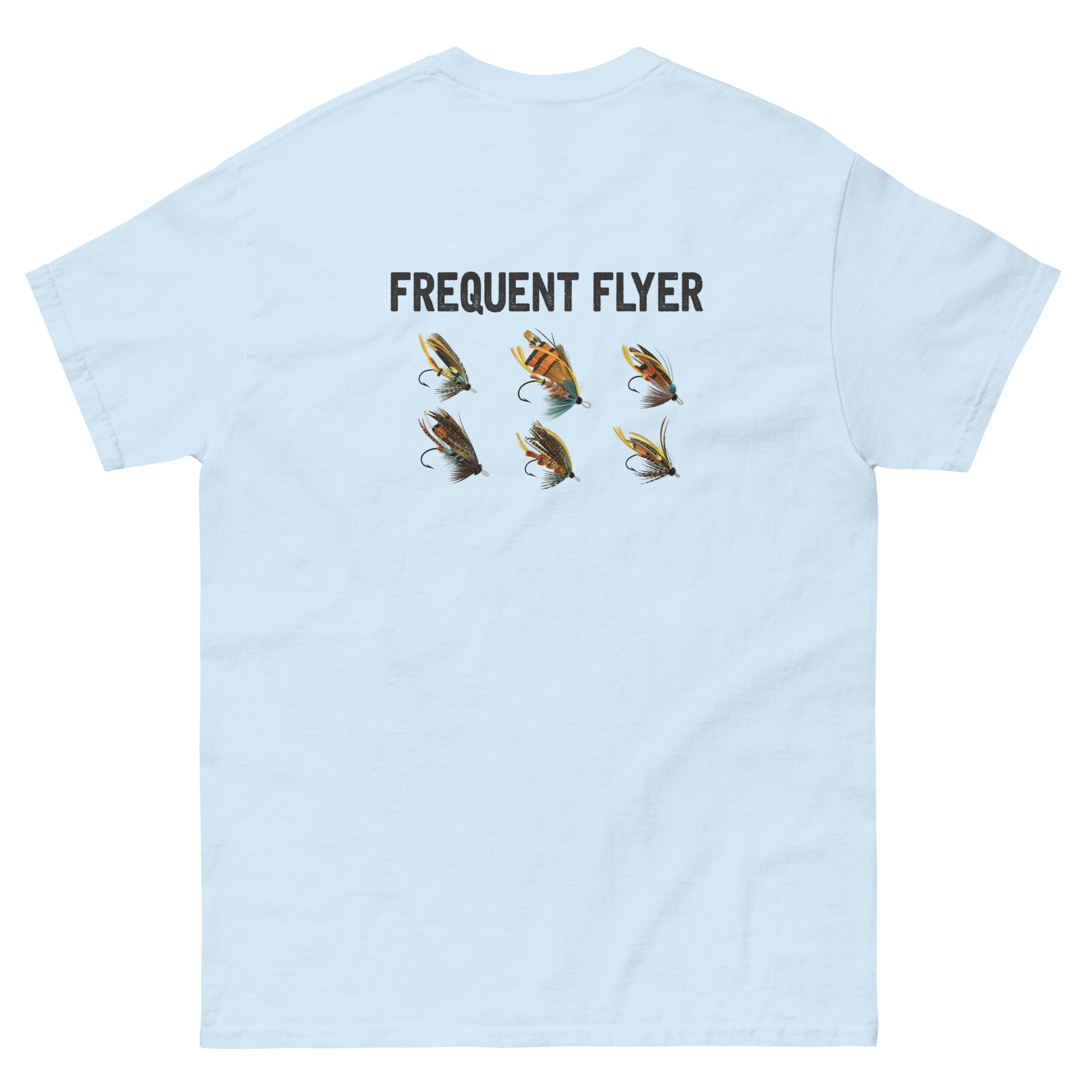 Order Vintage Fly Fishing Frequent Flyer T Shirt Men Fisher Gift Unisex T- Shirt 